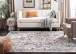 SAFAVIEH Area Rug 9x12 - Madison Collection - Large - Cream & Blue, Boho Chic Distressed Medallion Design, Non-Shedding & Easy to Clean, Ideal for Living Room, Bedroom, Dining Space (MAD473B) - Image 3
