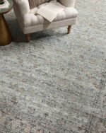 Loloi Jean Stoffer Katherine Collection KES-01 Ocean/Gold 7'-10'' x 10', .25" Pile Height, Area Rug - Image 7