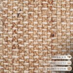Hausattire Jute Woven Rug 2'x3' - Natural, Hand Braided Boho Entry Area Rugs for Kitchen, Living Room | Small Farmhouse Indoor Outdoor Decorative Mat for Patio, Entryway Front Door Mats - 24x36 Inches - Image 9