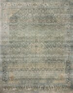 Loloi Magnolia Home by Joanna Gaines Wimberly Collection WYM-03 Lagoon/Wheat 7'-9" x 9'-9" Area Rug - Image 3