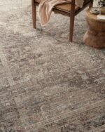 Loloi Magnolia Home by Joanna Gaines Millie Collection MIE-03 Charcoal/Dove 11'-6" x 15'-7", .25" Pile Height, Area Rug - Image 4