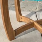 Christopher Knight Home Coronado Acacia Wood Bistro Set, 3-Pcs Set, Teak Finish - Image 9
