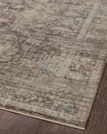 Loloi Magnolia Home by Joanna Gaines Millie Collection MIE-03 Charcoal/Dove 11'-6" x 15'-7", .25" Pile Height, Area Rug - Image 8