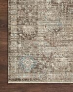 Loloi Magnolia Home by Joanna Gaines Millie Collection MIE-03 Charcoal/Dove 11'-6" x 15'-7", .25" Pile Height, Area Rug - Image 6