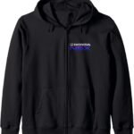 Honda NSX Vintage Gradient Sports Car Stack Zip Hoodie