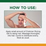 Clubman Pinaud Hair Styling Gel - Hard to Hold & High Shine Hair Gel for Men, Alcohol-Free Formula, Men's Grooming, 16 oz - Image 5